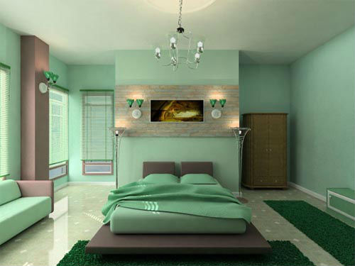 harika yatak odası dekorasyonu