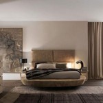 kahve tonları modern yatak odası fikirleri