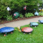 kaplumbağa bahçe dekoru