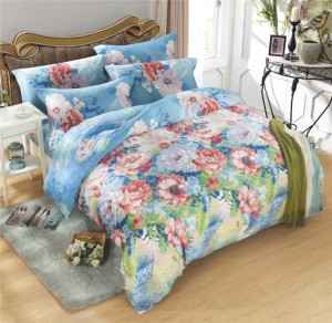 2015 açık renk çiçek desenli nevresimler