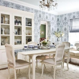 Englısh home ev yemek masası dekorasyonu
