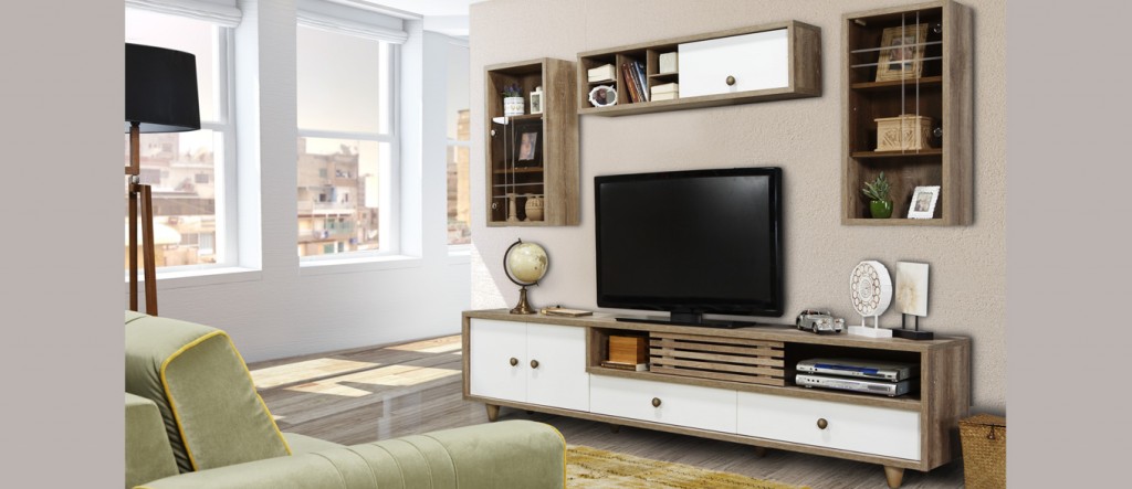 alfemo mobilya televizyon ünitesi modelleri 8
