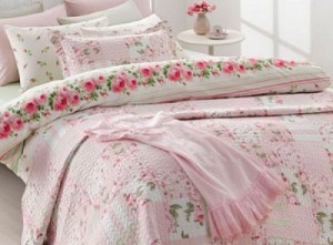 englısh home açık renk desenli örtüler