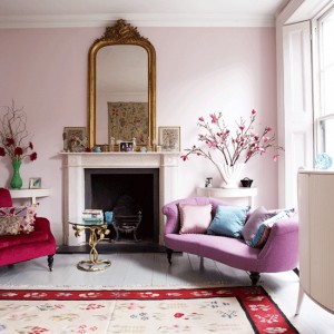 modern romantik salon