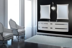 siyah beyaz modern dolaplar