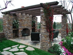 villa bahçe dekorasyonu